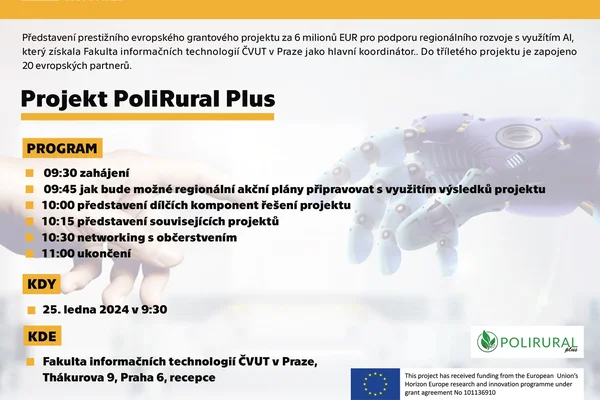 PoliRuralPlus - kick off evropského projektu